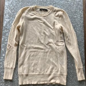 Rag & Bone cream crew neck sweater